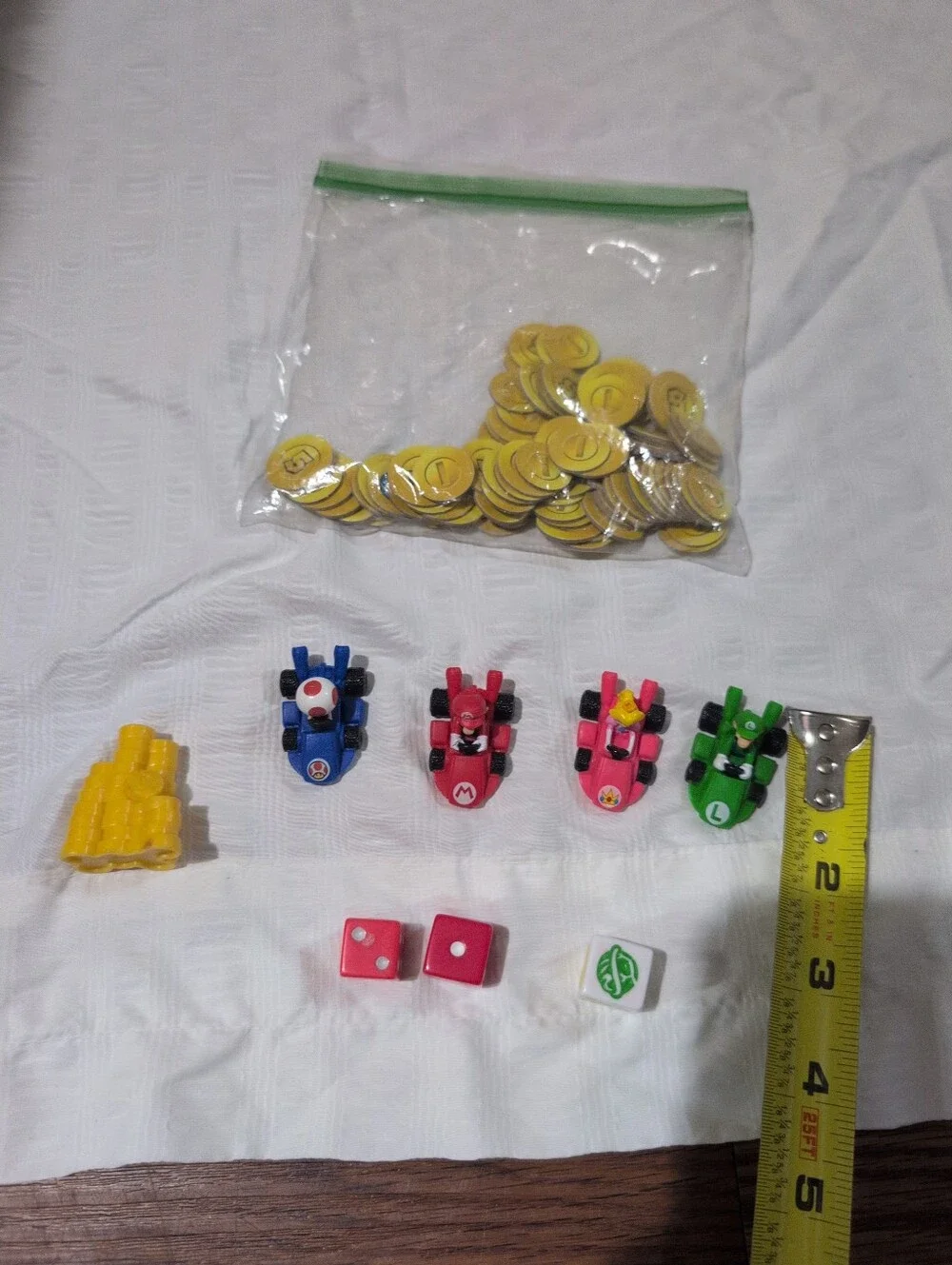 Mario Monopoly Extra Game Pieces